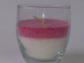 Candle in glass - oval